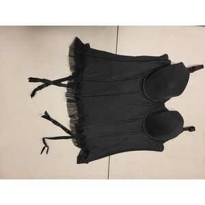 Torrid Corset Black Lingerie‎ Plus Size 2 Sexy Top Bustier Boned Bodyshaper